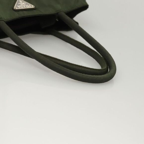 Prada Tessuto Khaki Nylon Handbag (Pre-Owned) - Picture 5 of 16
